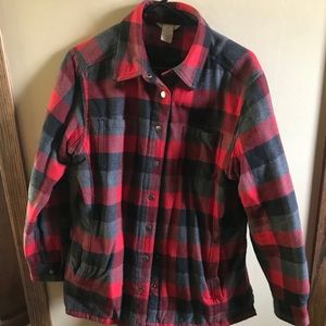Lined Flannel Shirt Jacket